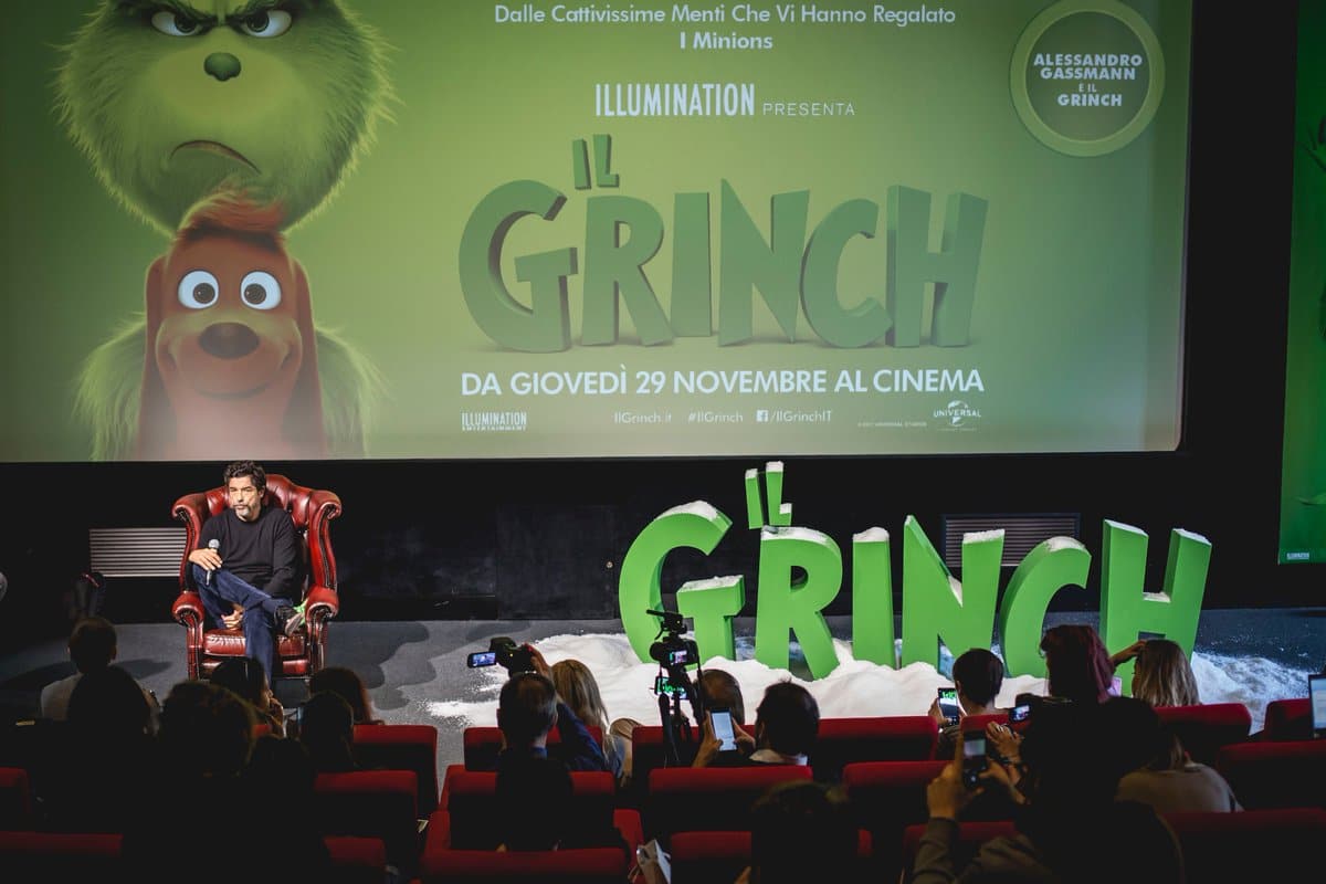 Il Grinch: Alessandro Gassmann e la presentazione del film a Roma - ANTEPRIME