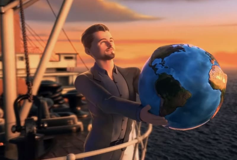 Leonardo DiCaprio tra le star del video "Earth"