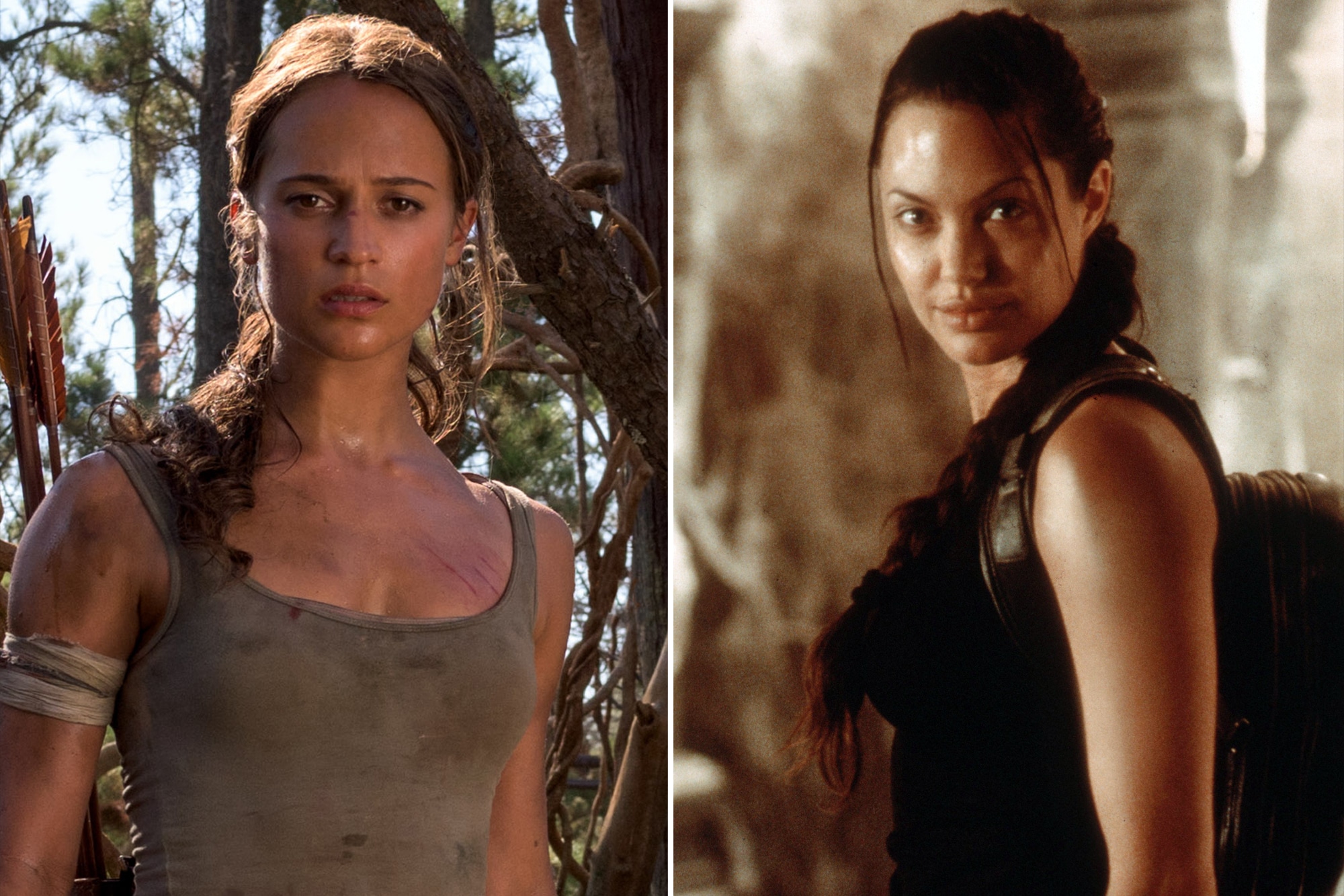 Tomb Raider: Alicia Vikander vs Angelina Jolie
